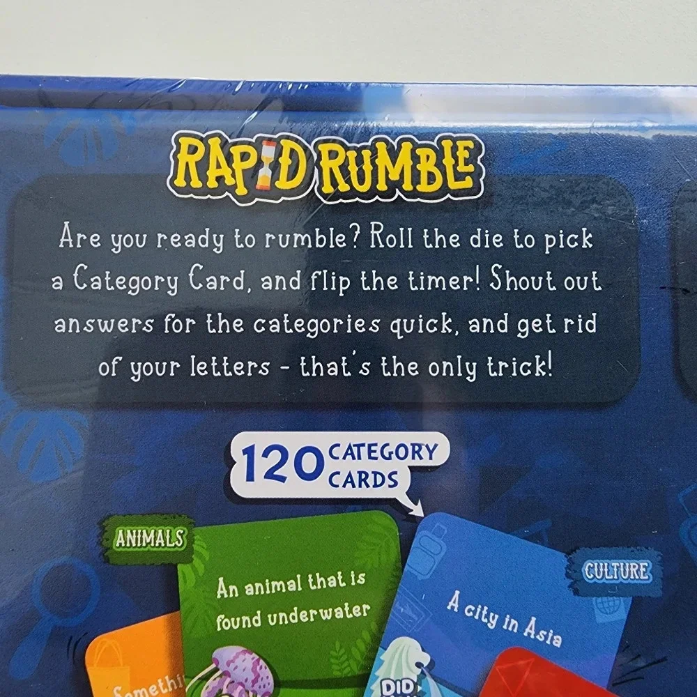 Rapid Rumble Skillmatics Board Game New And Sealed 6-99 Years